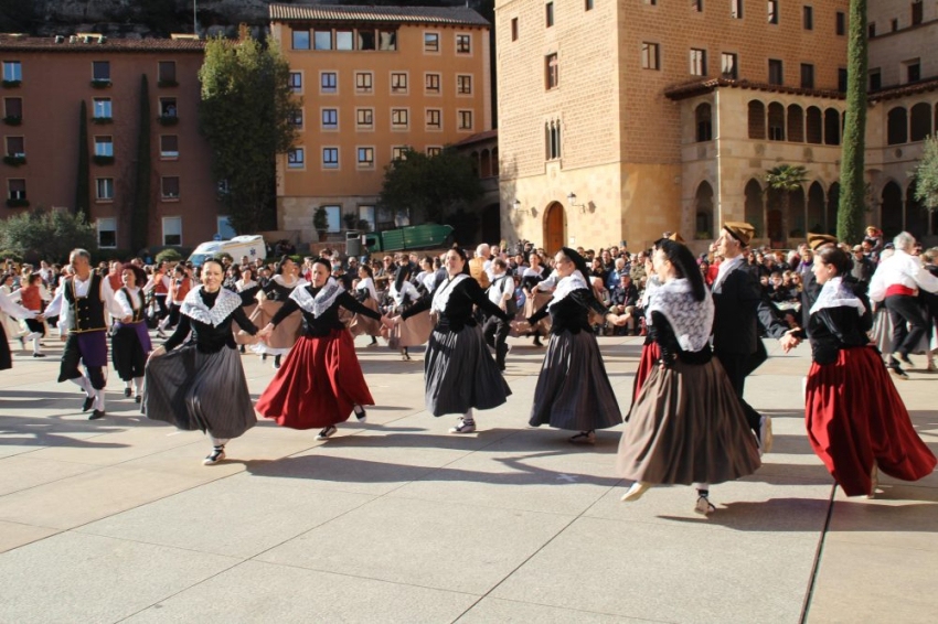 Caramelles Singing and Dancing in Gelida