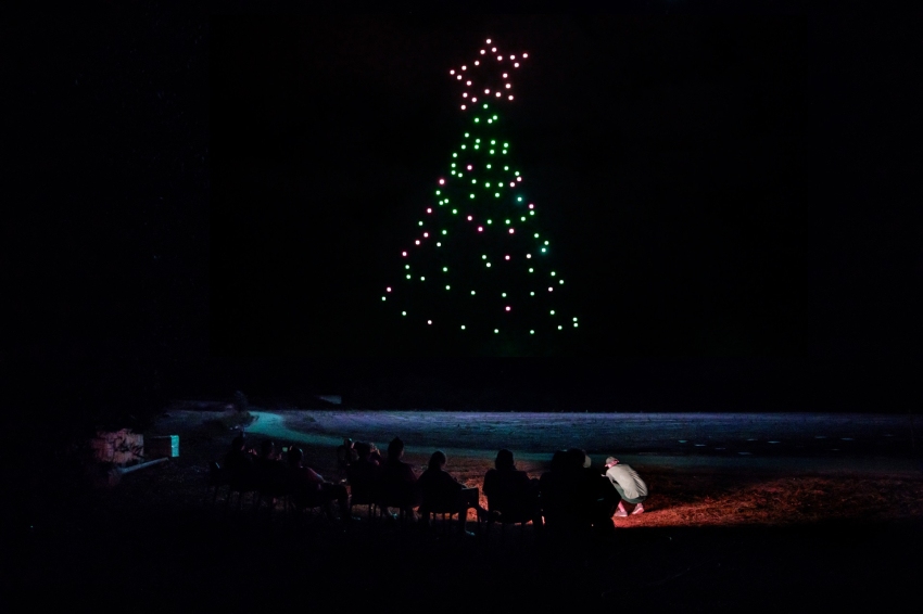 Espectáculo de drones por Fin de Año en Roses