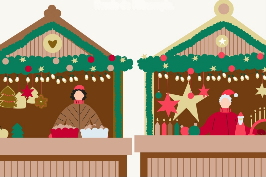 Mercado de Navidad en Vilanova del Vallès