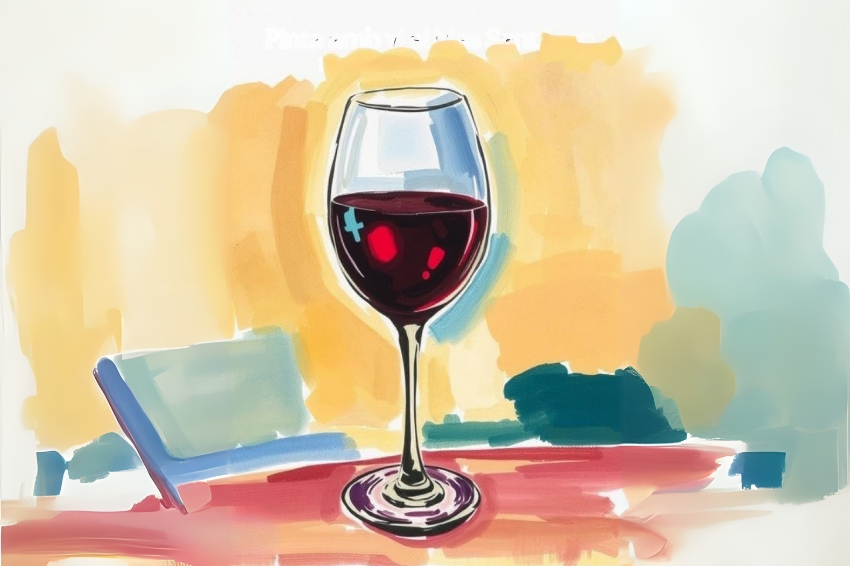 Paint with wine at Mas Sant Joan, Sant Joan de Vilatorrada