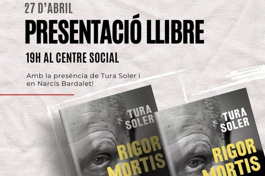 Presentation of book Rigor Mortis by Tura Soler at Ordis