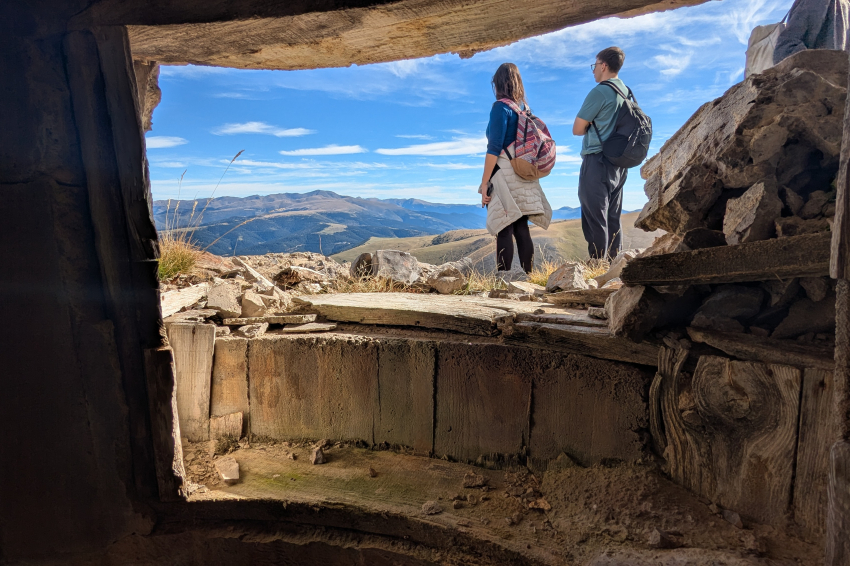 Descobrim la ruta dels búnquers de Coll de Pal