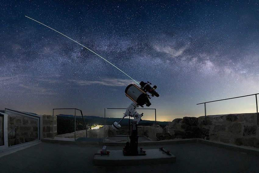 Nit destels al Centre Astronòmic Castell de Lladurs