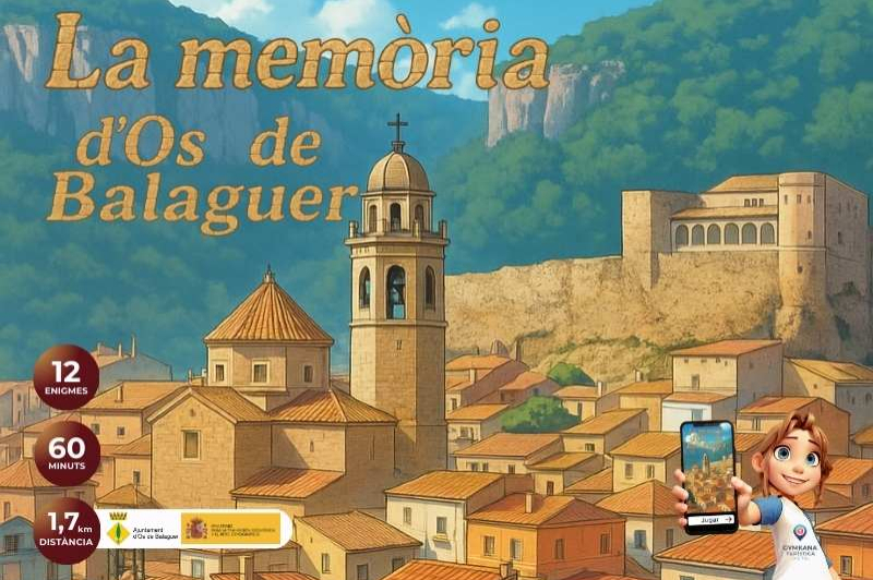 Discover Os de Balaguer by participating in a Digital Tourist Gymkhana!