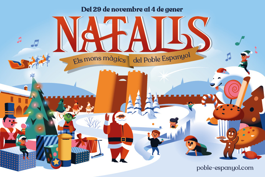 Natalis, los mundos mágicos de la Navidad en el Poble Espanyol de Barcelona