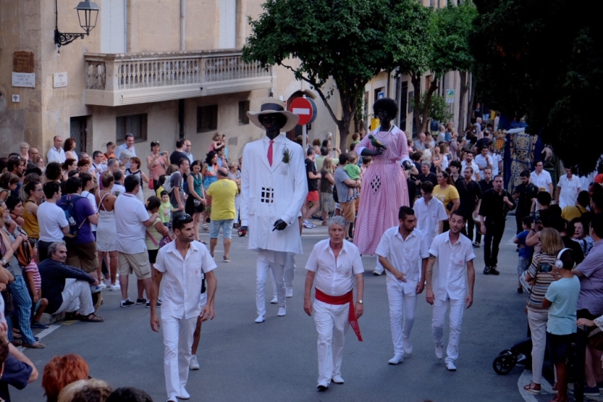 Sant Magí, Festa Major destiu de Tarragona (20230819 Negritos_Anada A Professo_Laia Marin)