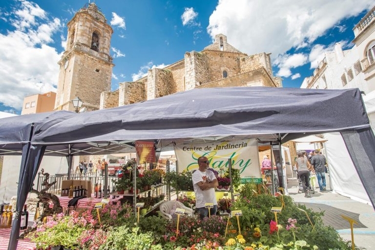 Foire gastronomique de La Sénia (Parada Jardineria Gaby 768x512)