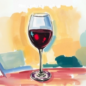 Pinta amb vi al Mas Sant Joan, Sant Joan de Vilatorrada