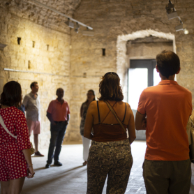 Visite guidée du Castell-Palau et de la vieille ville de Bisbal&#8230;