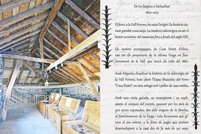 Espai museístic del Ferro Casa Sintet (Triptic Del Museu)