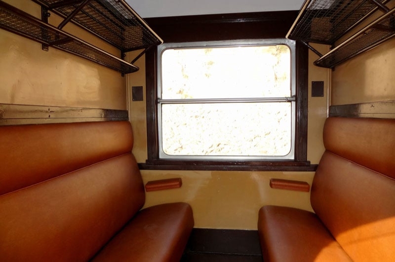 Museu del Ferrocarril de Móra la Nova (Interior Tren)