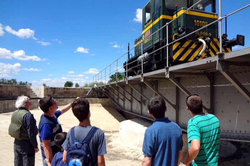 Museu del Ferrocarril de Móra la Nova (Plataforma Exterior Trens)