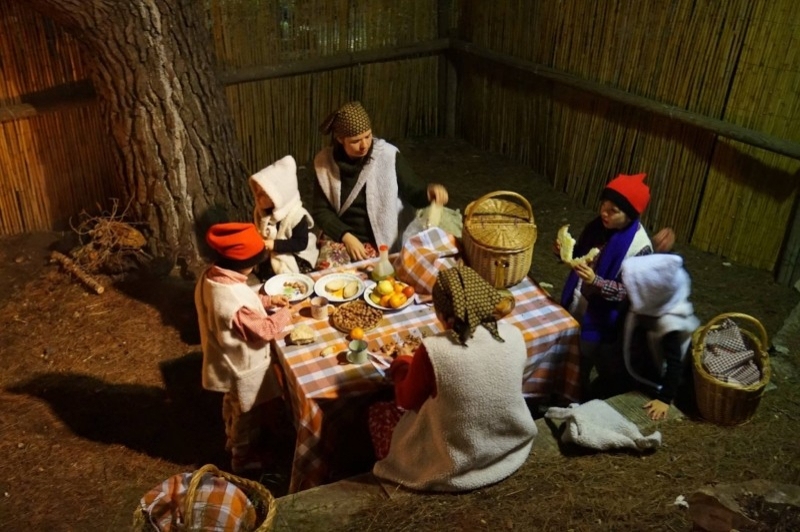 Pessebre Vivent Pobla de Montornès (Menjant)