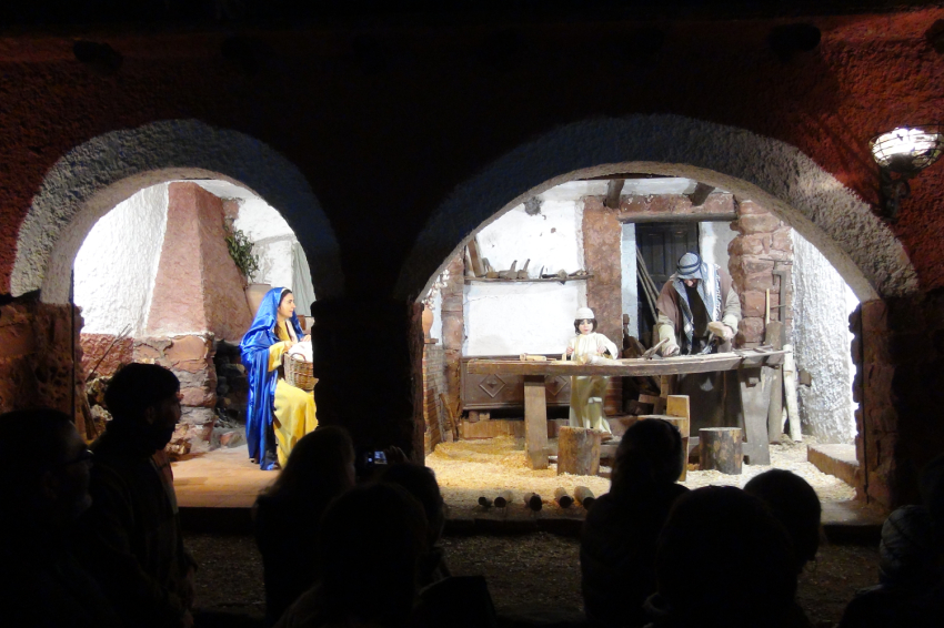 Pessebre Vivent de Corbera (Pessebre Vivent Corbera Fusteria A Natzaret Amb Public)