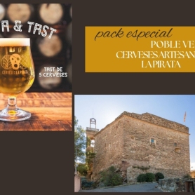 Pack Poble Vell de Súria i cerveses artesanes La Pirata