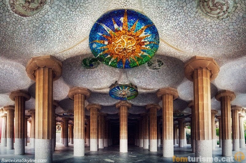 Barcelona (2 Columnes Parc Guell Gaudi)