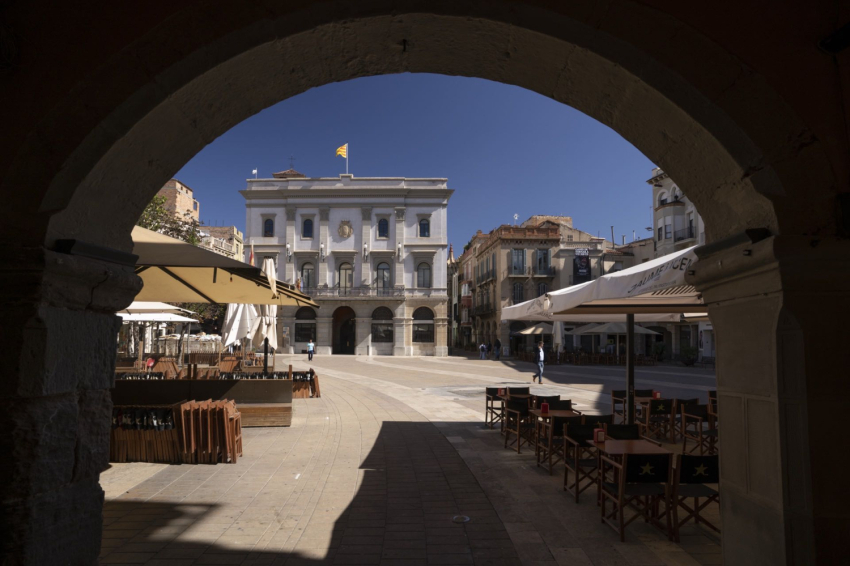 Igualada (Placa Ajuntament Igualada)