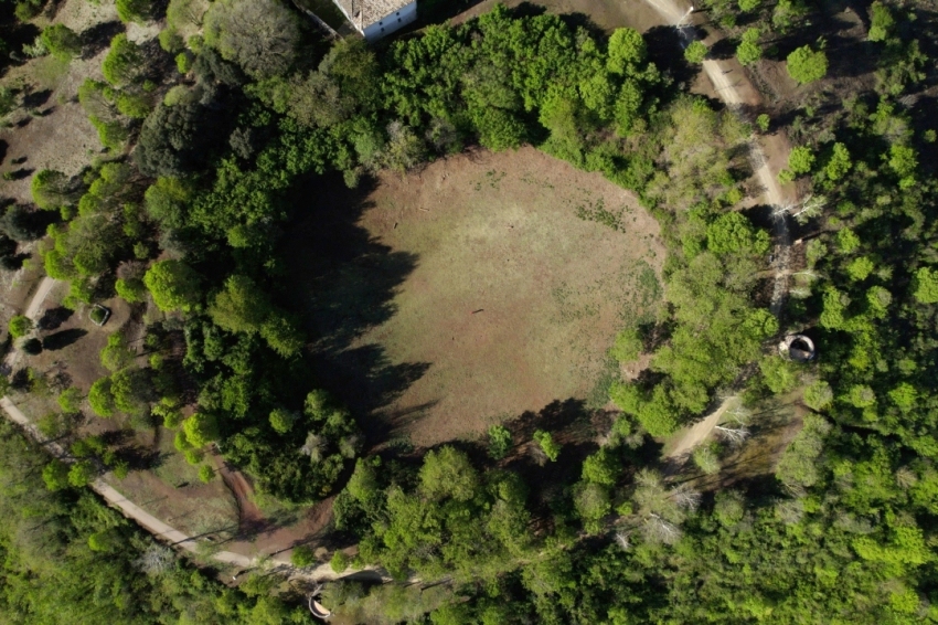 Olot (Vistes Volca Des De Dalt)