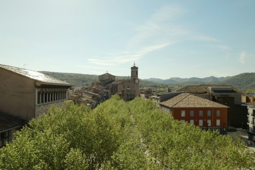 Olot (Vistes Esglesia De Sant Esteve D Olot)