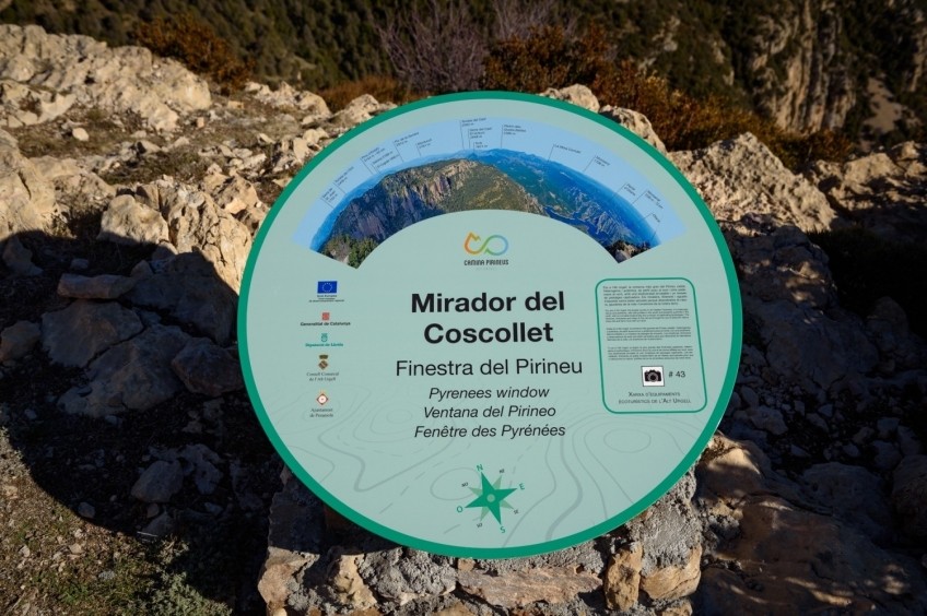 The Coscollet from Aubàs (Sierra de Aubenç)