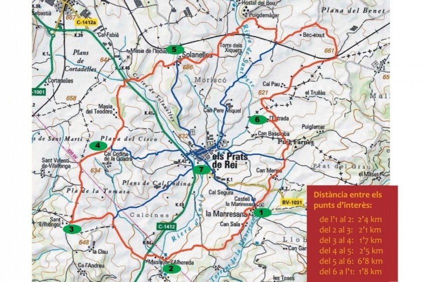 Route de la bataille de Prats de Rei