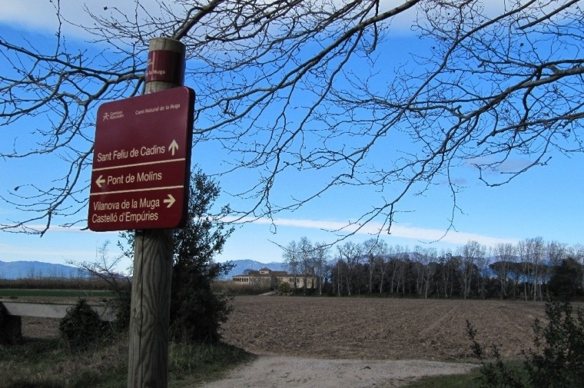 Camino natural de la Muga, desde el mar Mediterráneo a los Pirineos
