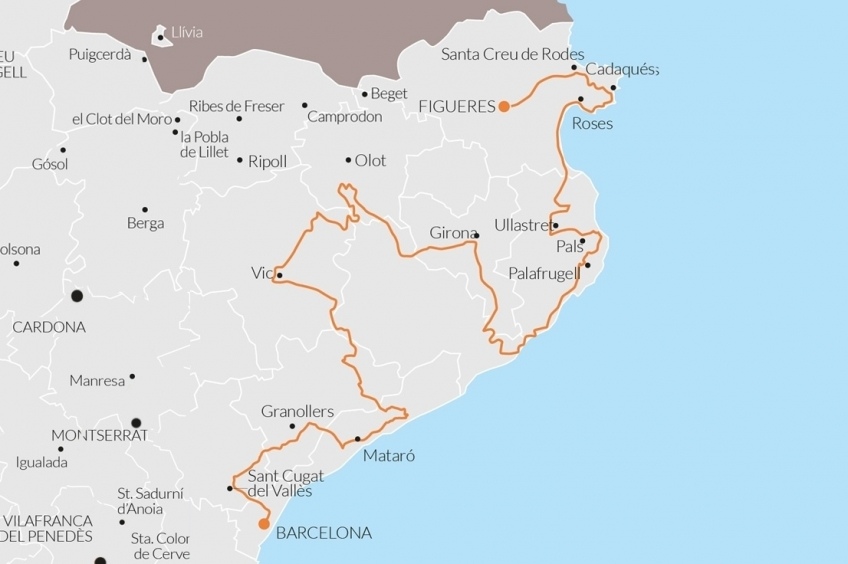 Grand Tour de Catalunya - Section 5. From Surrealism to Modernism. From Figueres to Barcelona