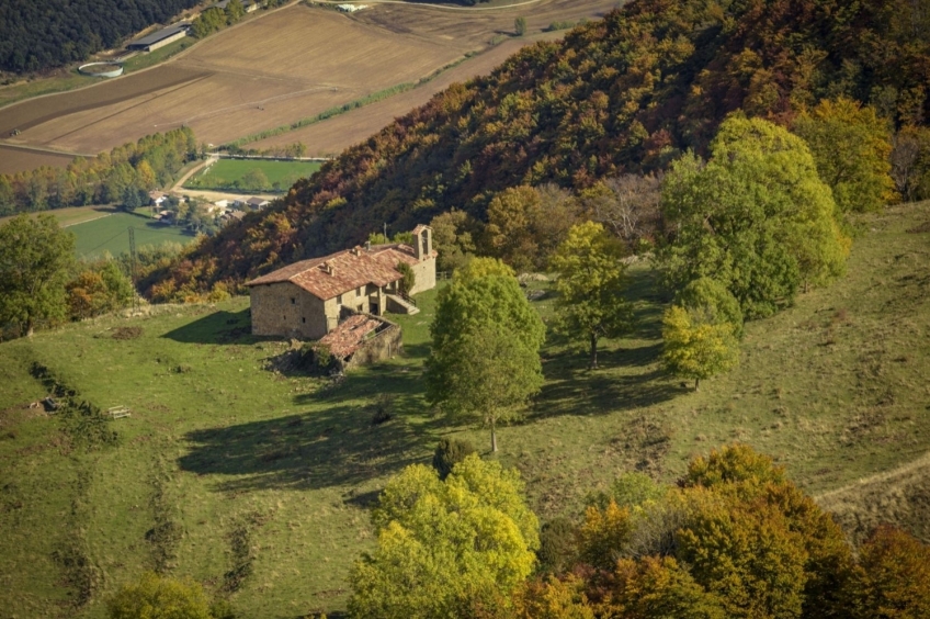 Puigsacalm des de la collada de Bracons
