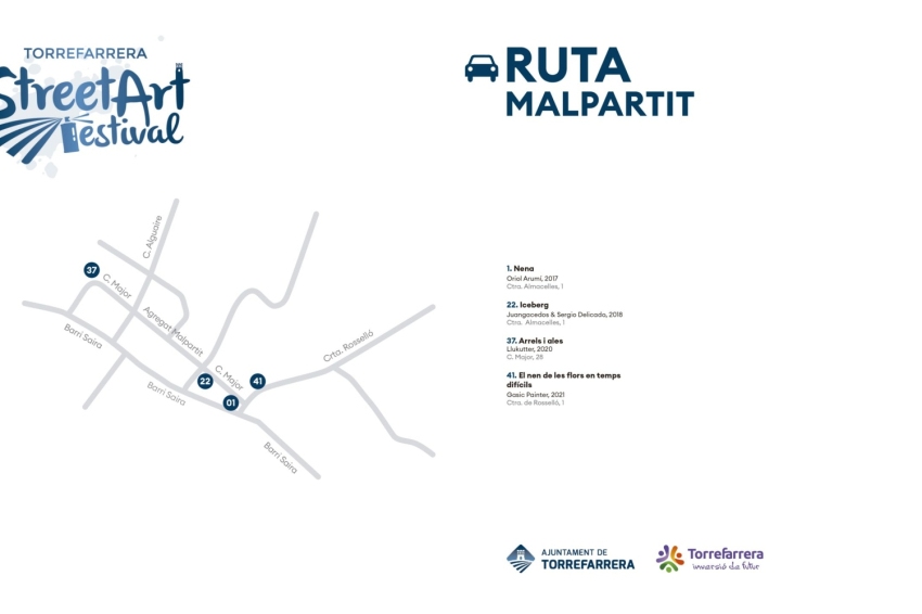 From the murals of Torrefarrera to the flowering fields of Alcarràs in electric car
